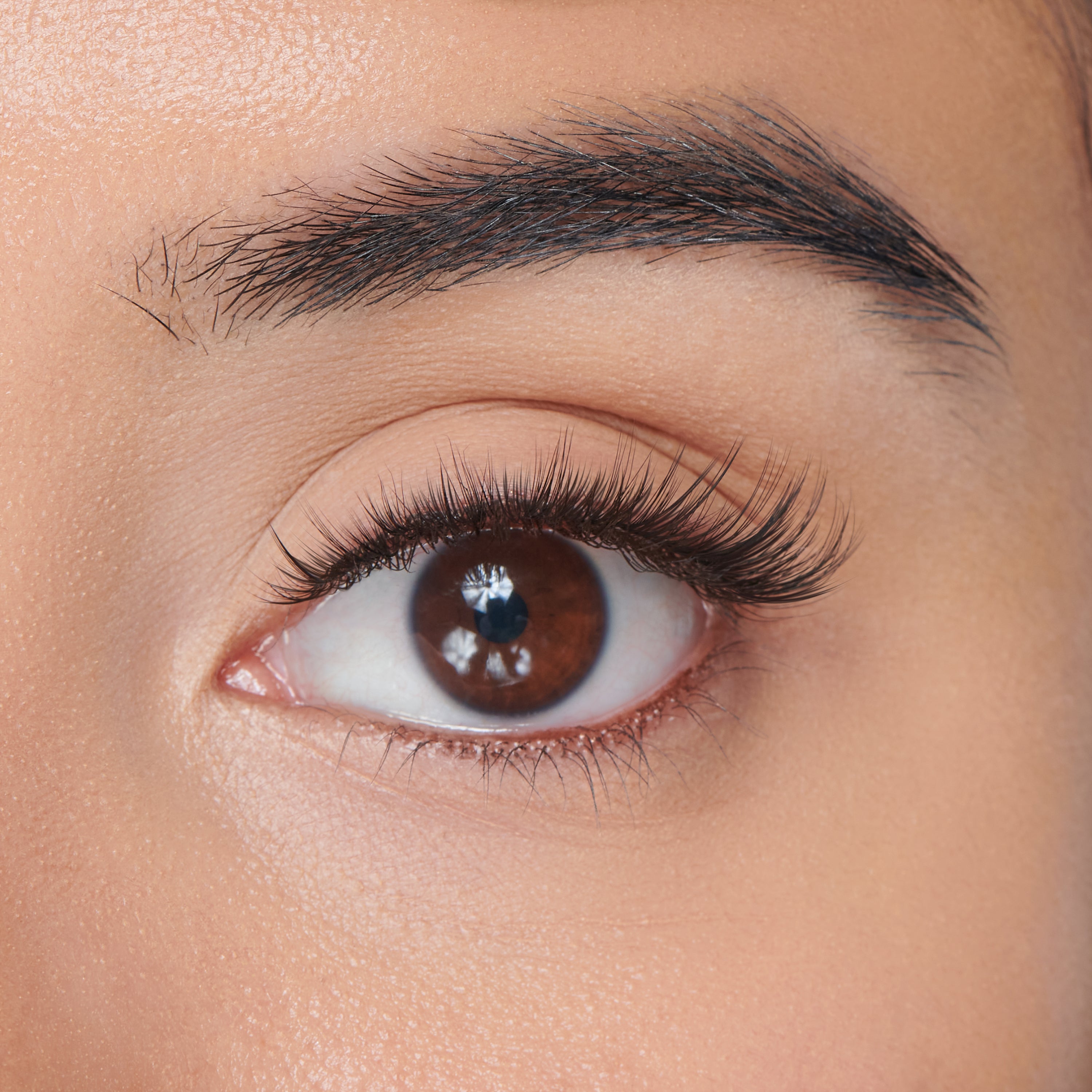 Kiss The New Natural False Eyelashes, Lash Extension Kit, Pearl Earring, 60 Trio Lash Clusters