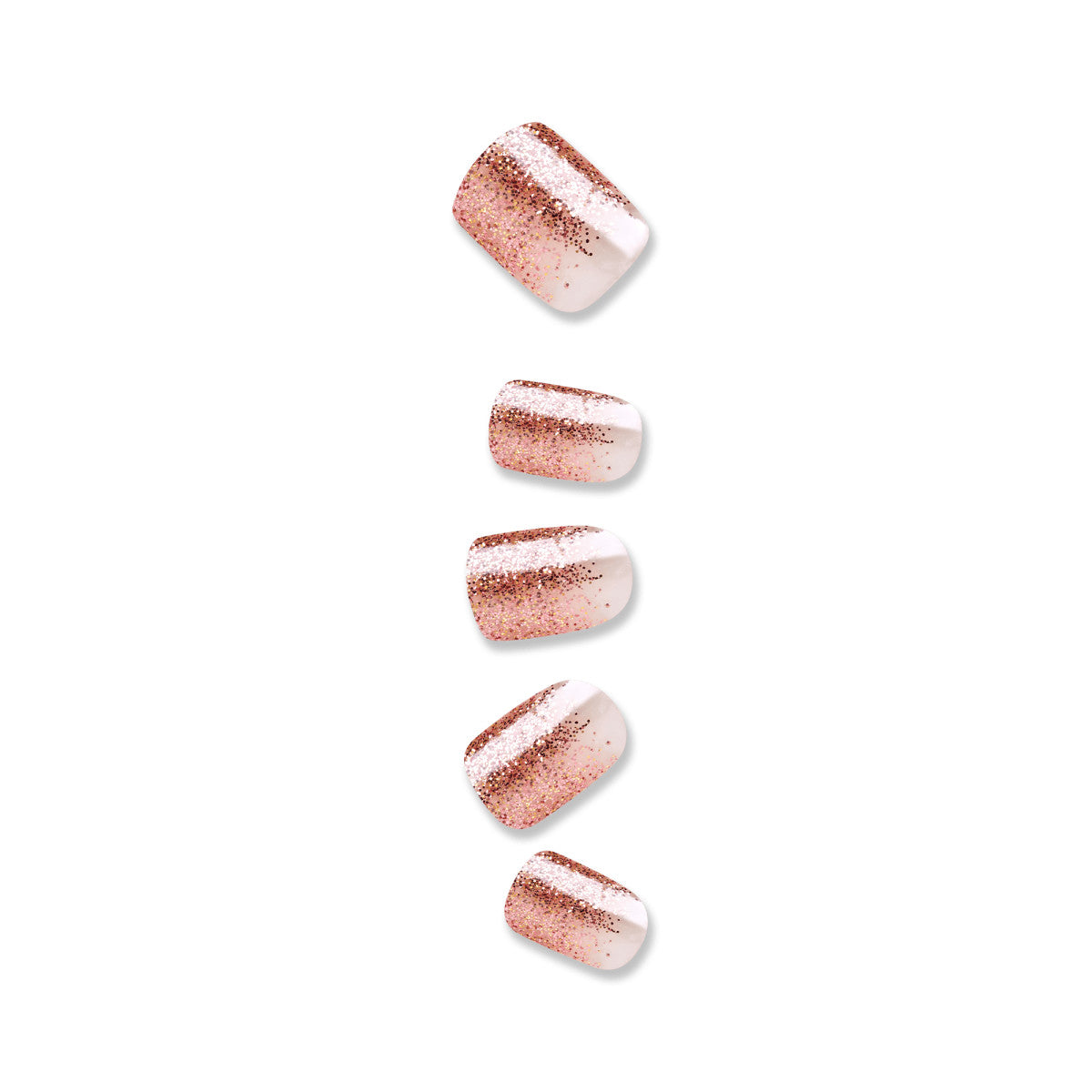 colorFX by imPRESS Press-On Nails, No Glue Needed, Neutrálna, Short Zaoblený, 30 ks
