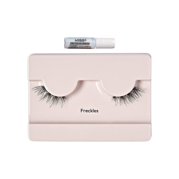 KISS The New Natural False Eyelashes Half Strip Lash Single Pack, &