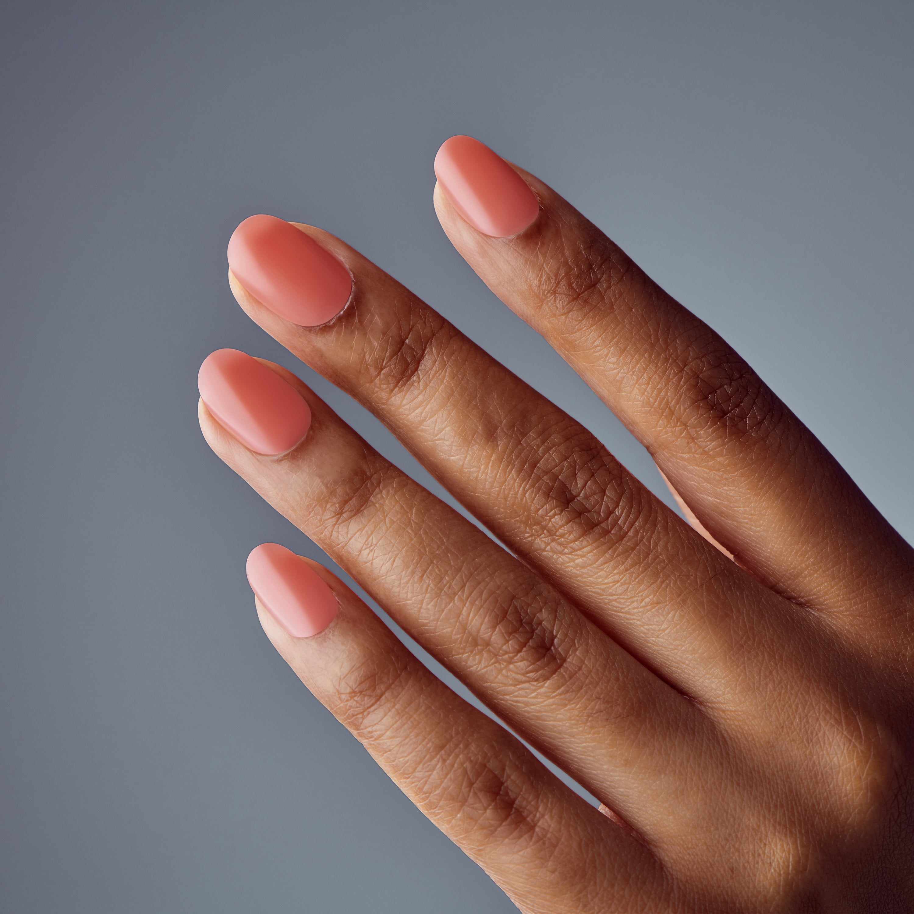 Kiss Bare but Better TruNude Press On Nails, Solid Orange, Short Oval, 28 Ct. (Copy)