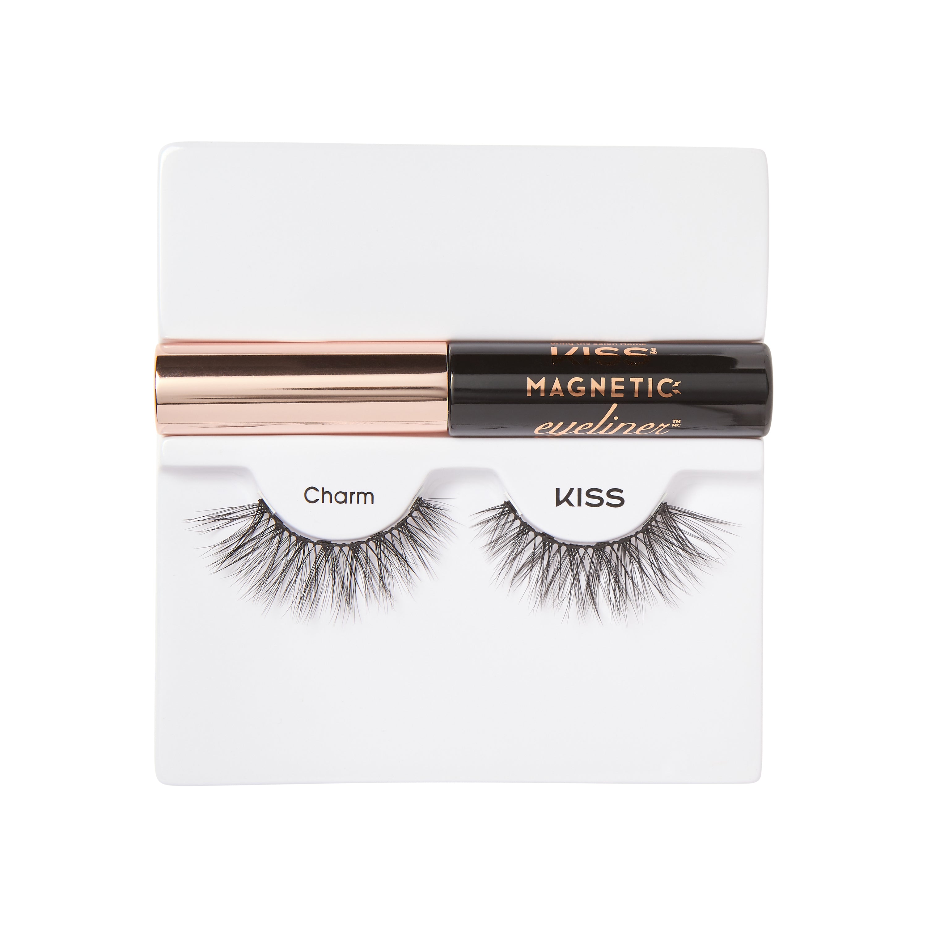KISS Magnetic Eyeliner & Lash Kit - Charm