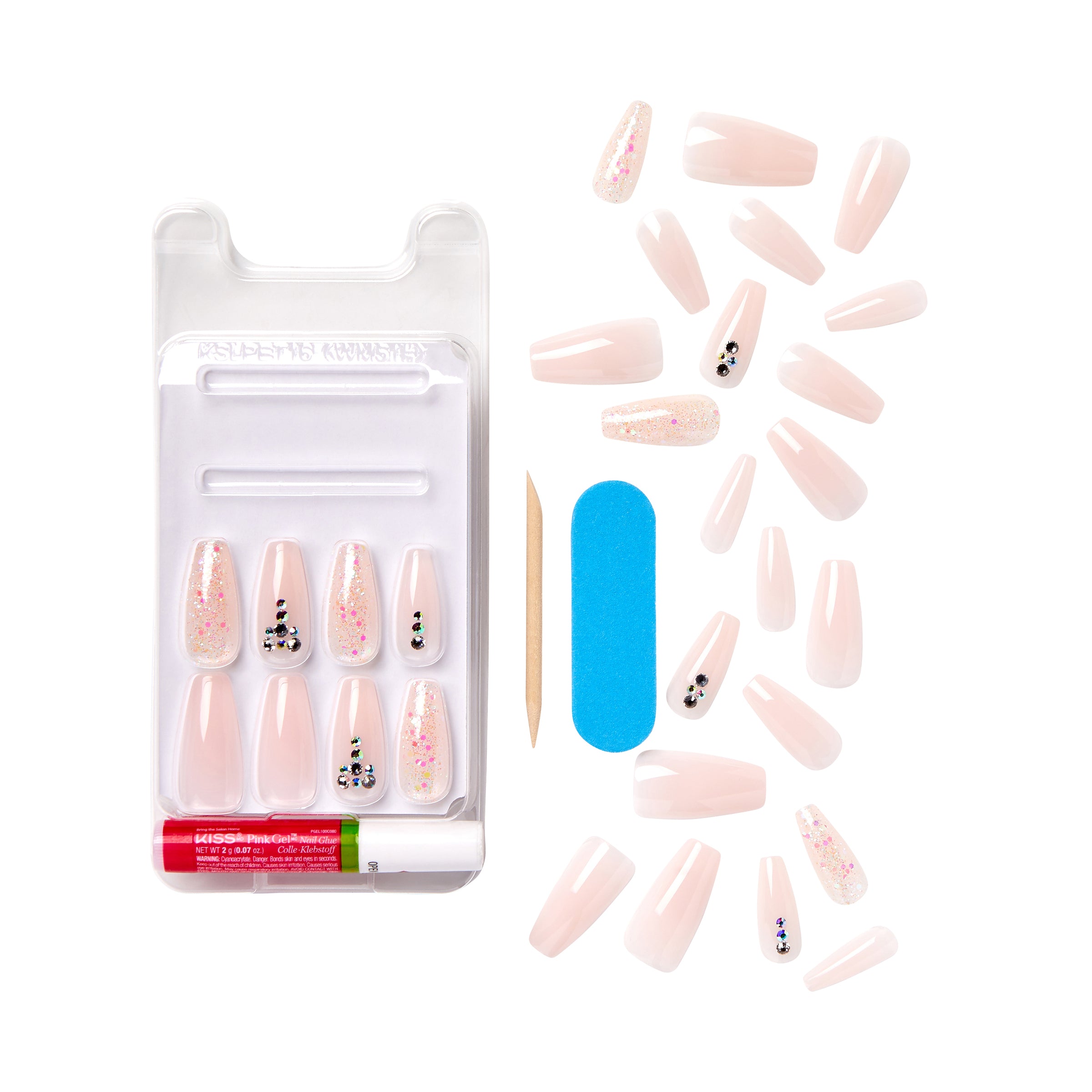 KISS Jelly Fantasy Sculpted Nails - Jelly Juice