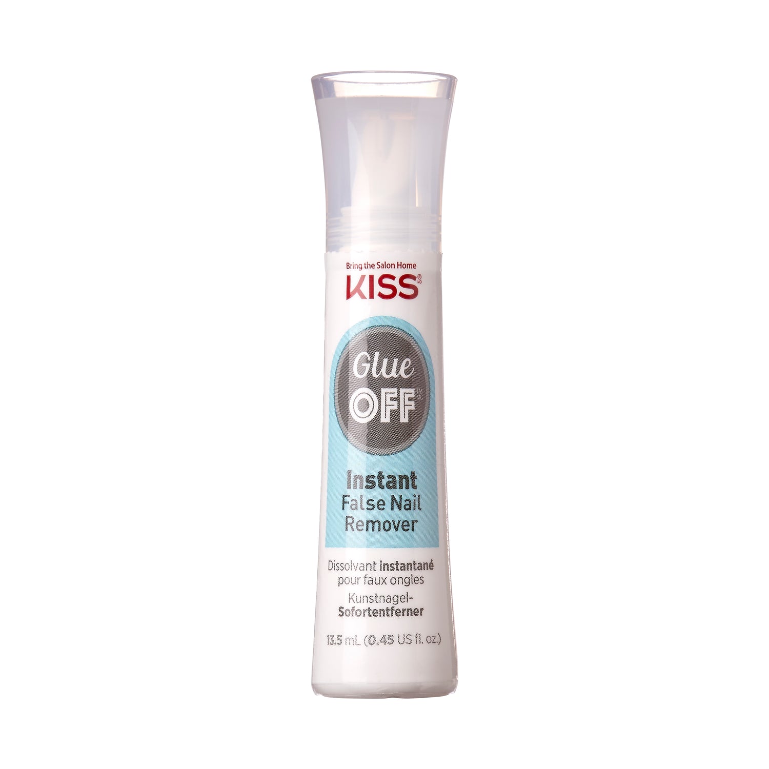 KISS Glue OFF Instant False Nail Remover w. Chisel Tip, 13.5 ml (0.45 fl. oz.)