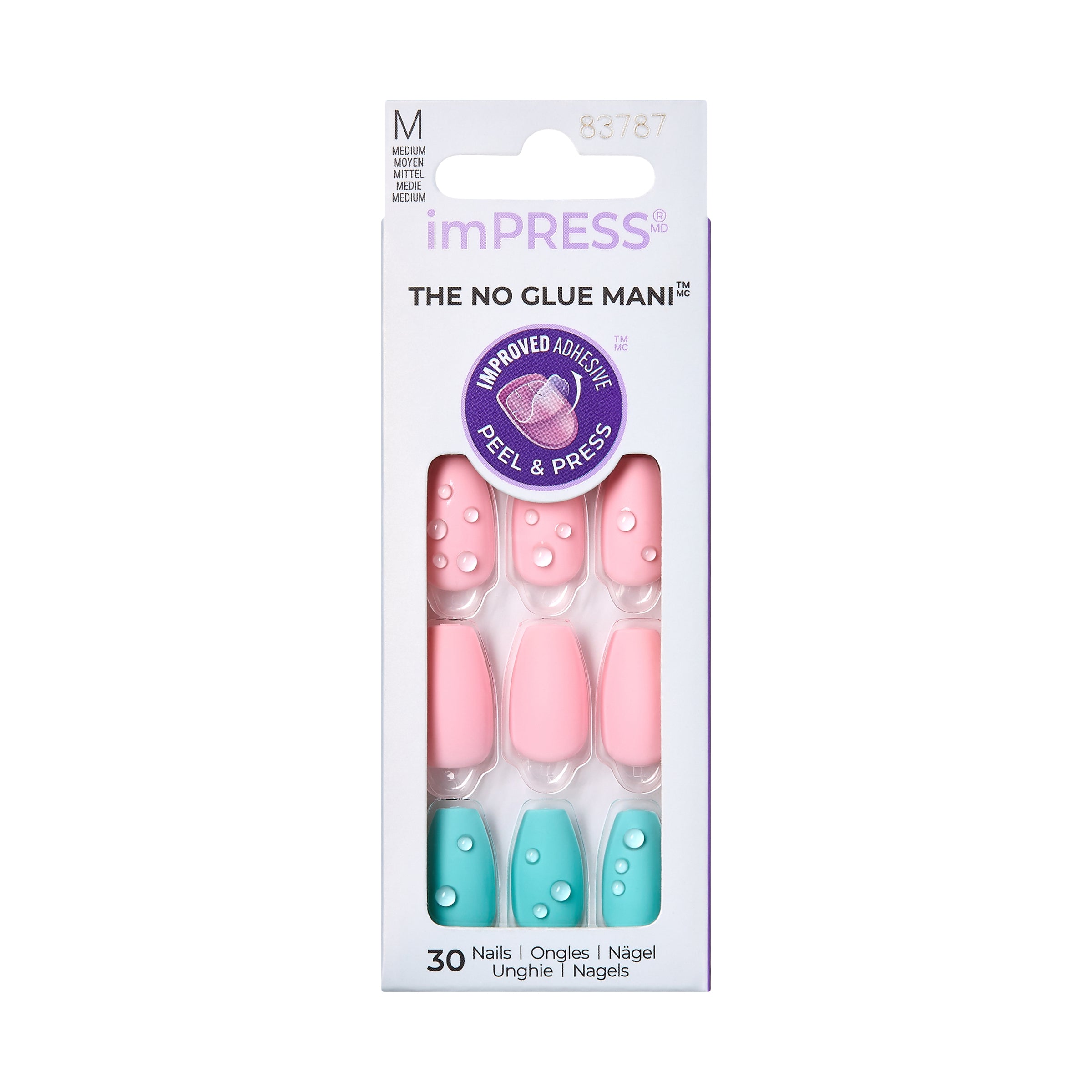 imPRESS Design Press-On Nails, No Glue Needed, &