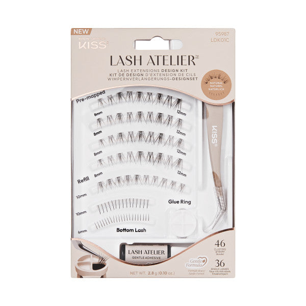 KISS Lash Atelier Individual Lash Extensions Design Kit – Natural