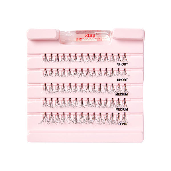 KISS Looks So Natural Individual Lash Clusters, Classic Combination Luxe, 70 ks