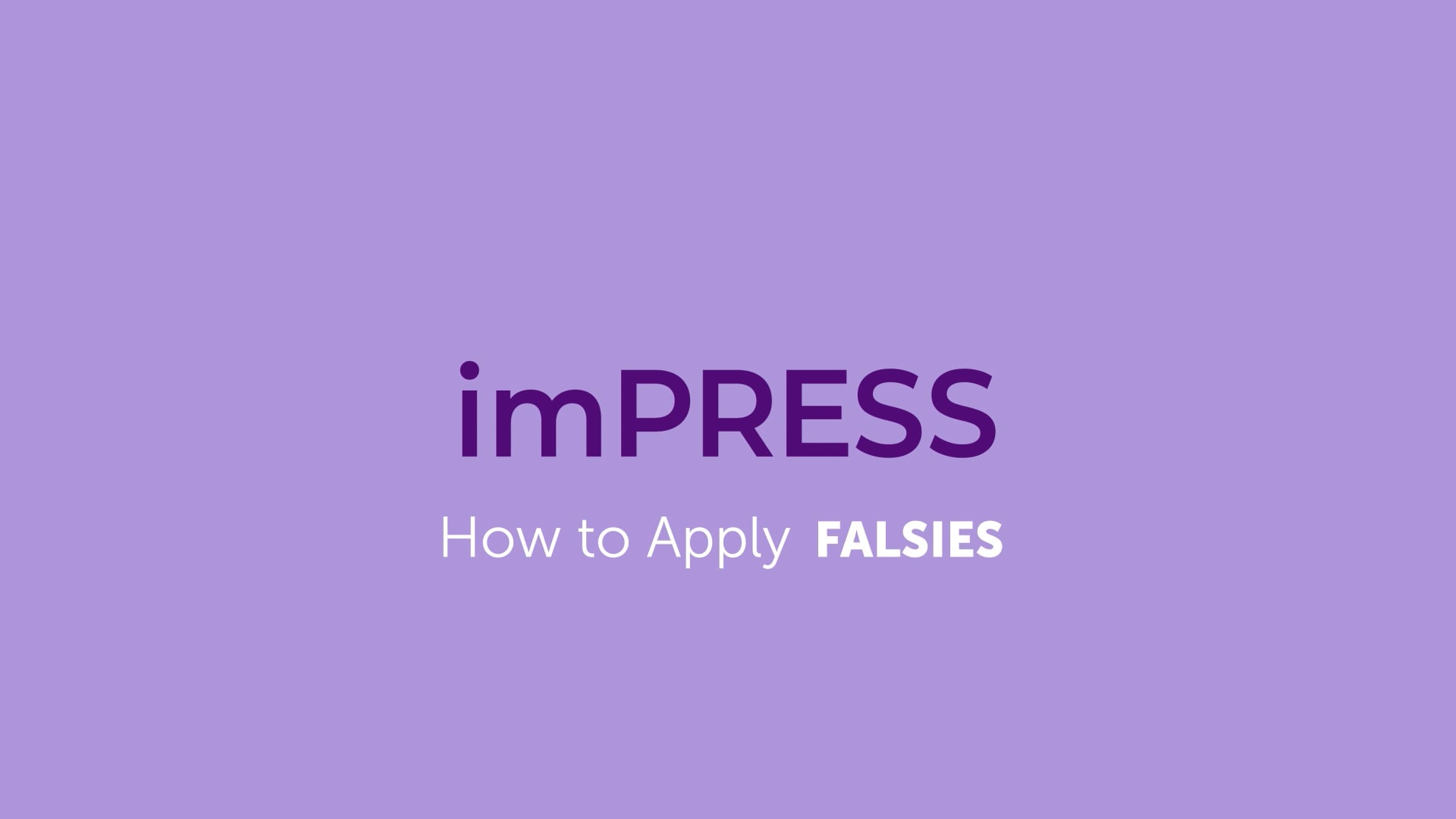 How to Apply - imPRESS Falsies