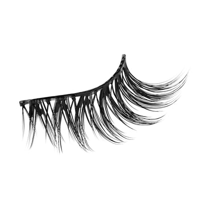 KISS imPRESS Pre-Glued Strip Lashes Kit, Classic Wispy, 2 Pair Self Adhesive Eyelashes