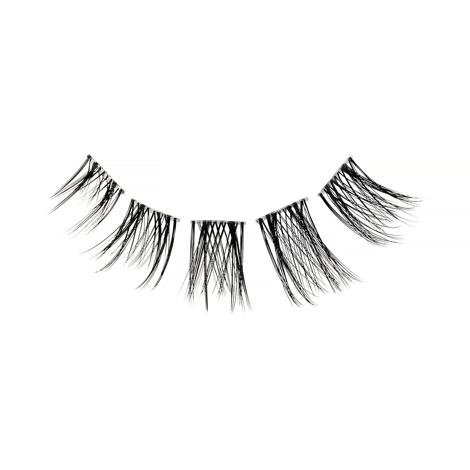 Kiss The New Natural False Eyelashes, Lash Extension Kit, Pearl Earring, 60 Trio Lash Clusters