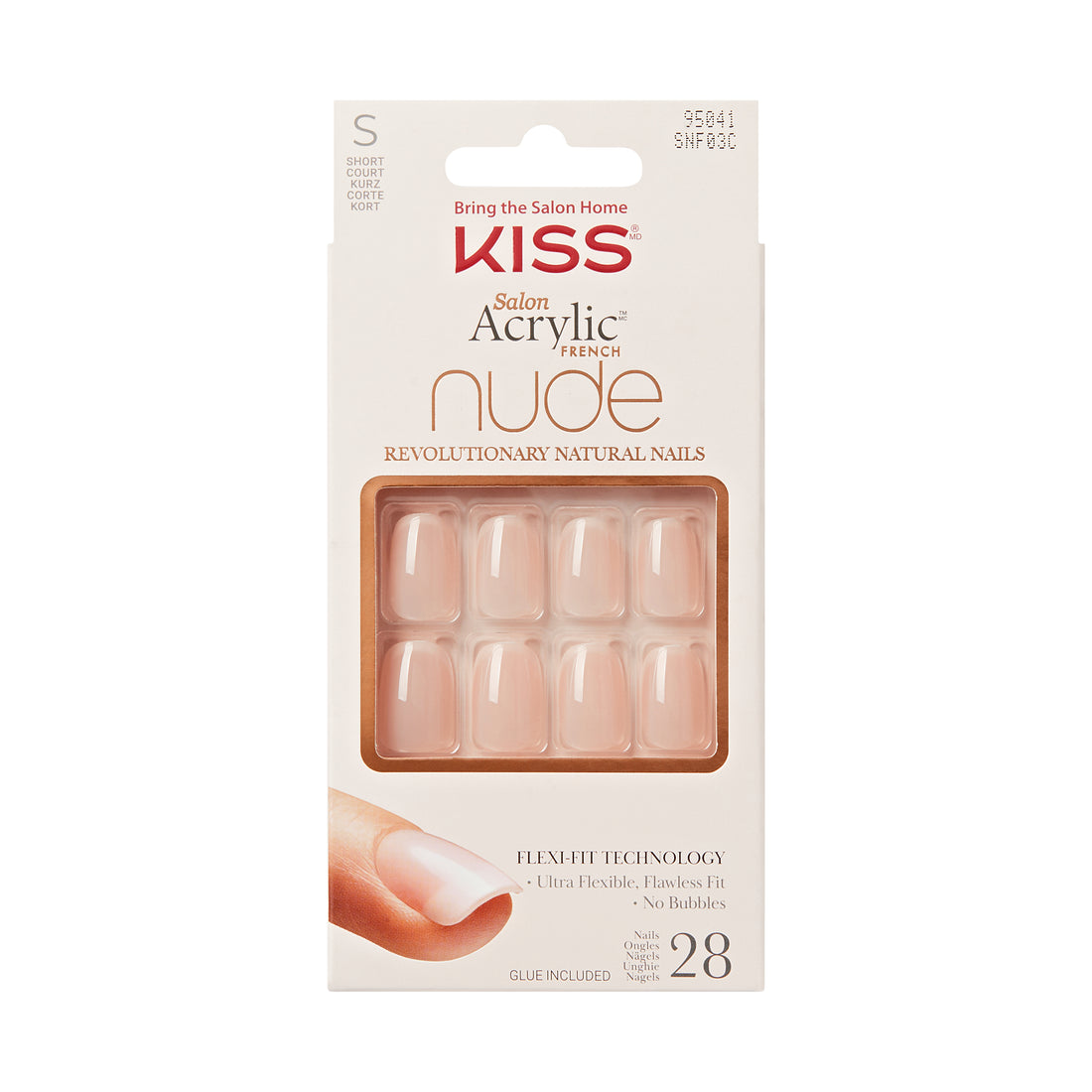 KISS Salon akrylové francúzske nalepovacie nechty, &