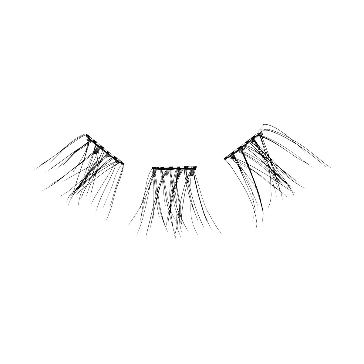 imPRESS Press-On Falsies Eyelash Clusters Minipack, Natural, Authentic, 12 ks