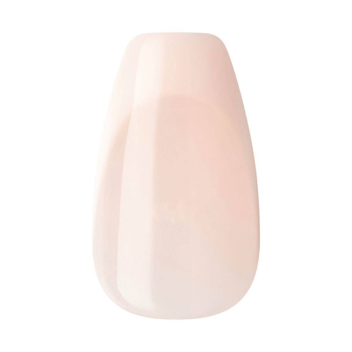 imPRESS Bare French Press-On Nails, No Glue Needed, Biele špičky, Medium Coffin, 33 ks