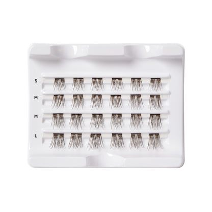 KISS FALSCARA False Eyelash Wisps Multipack, Bambi Wisps, 24 Lash Clusters