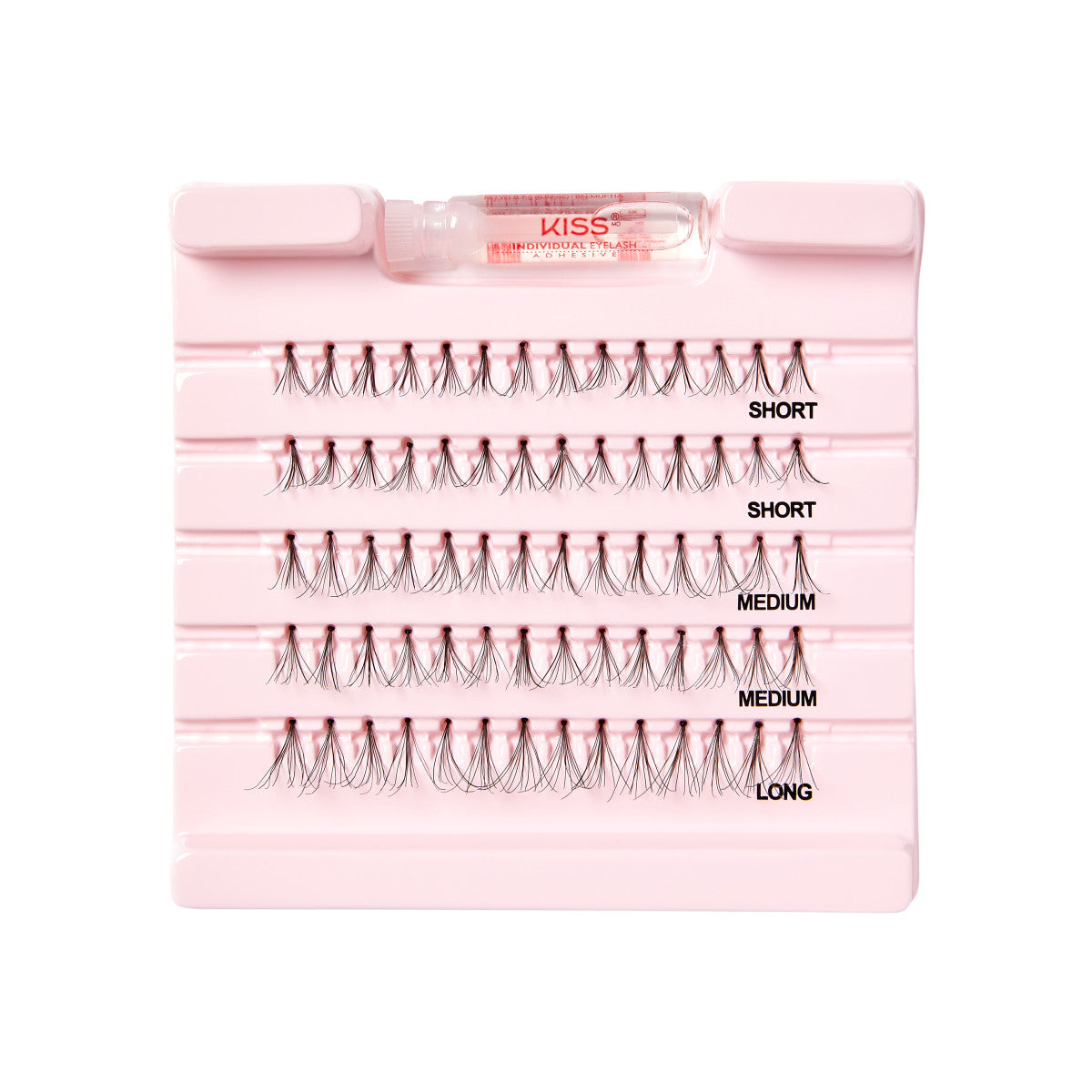 KISS Looks So Natural Individual Lash Clusters, Classic Combination Luxe, 70 Pieces