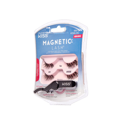 KISS Magnetic, False Eyelashes, Accent Lash Style 04, 2 Pairs