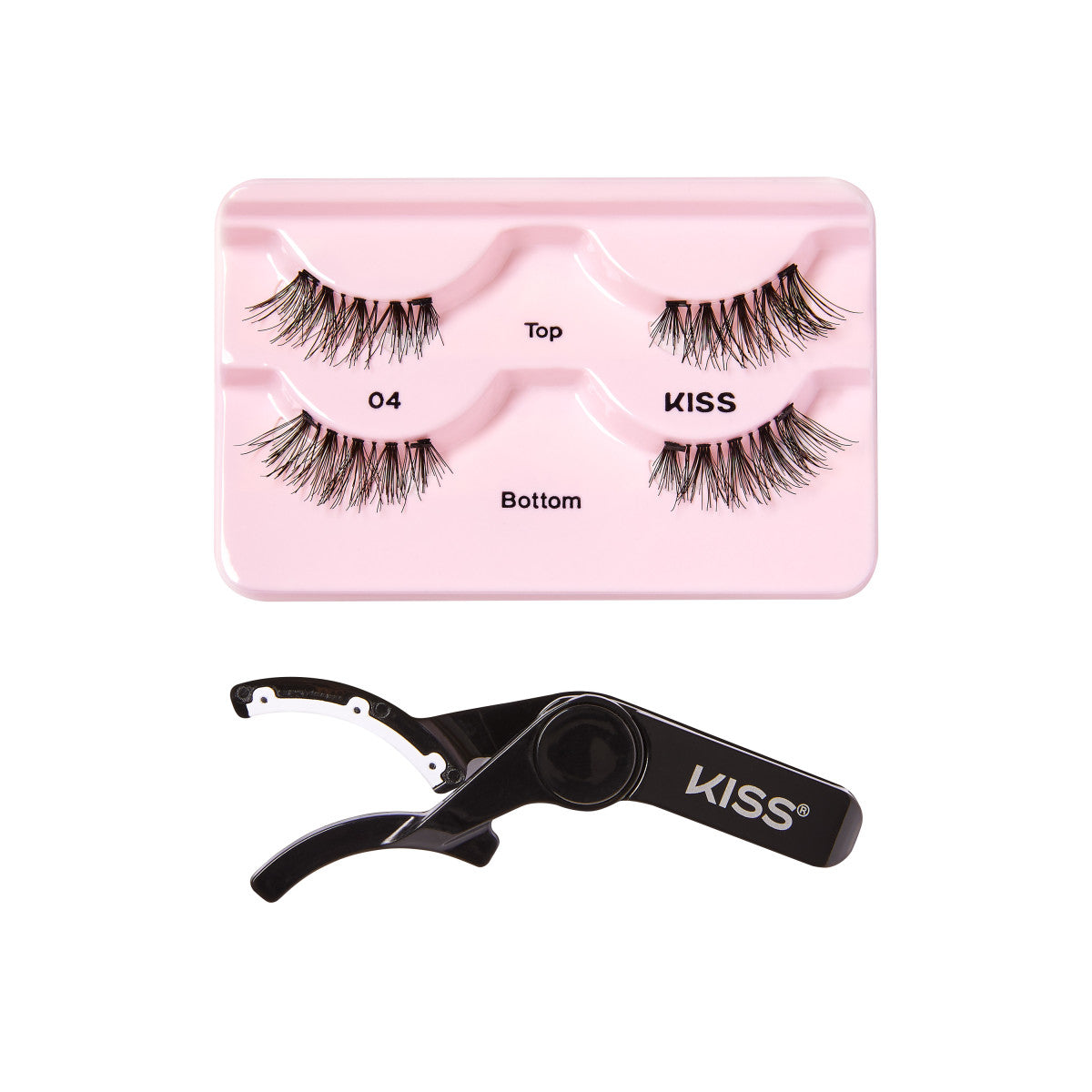 KISS Magnetic, False Eyelashes, Accent Lash Style 04, 2 Pairs