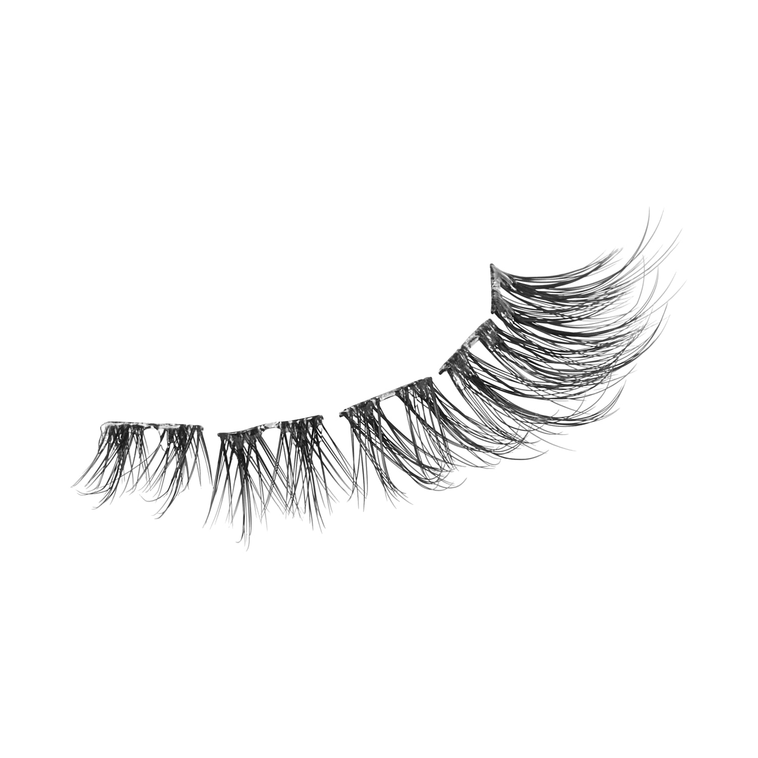 Kiss Impress Long Lasting Pre-Glued Lash Clusters Kit, Demi Wispy, 48 Self Adhesive Eyelashes (Copy)