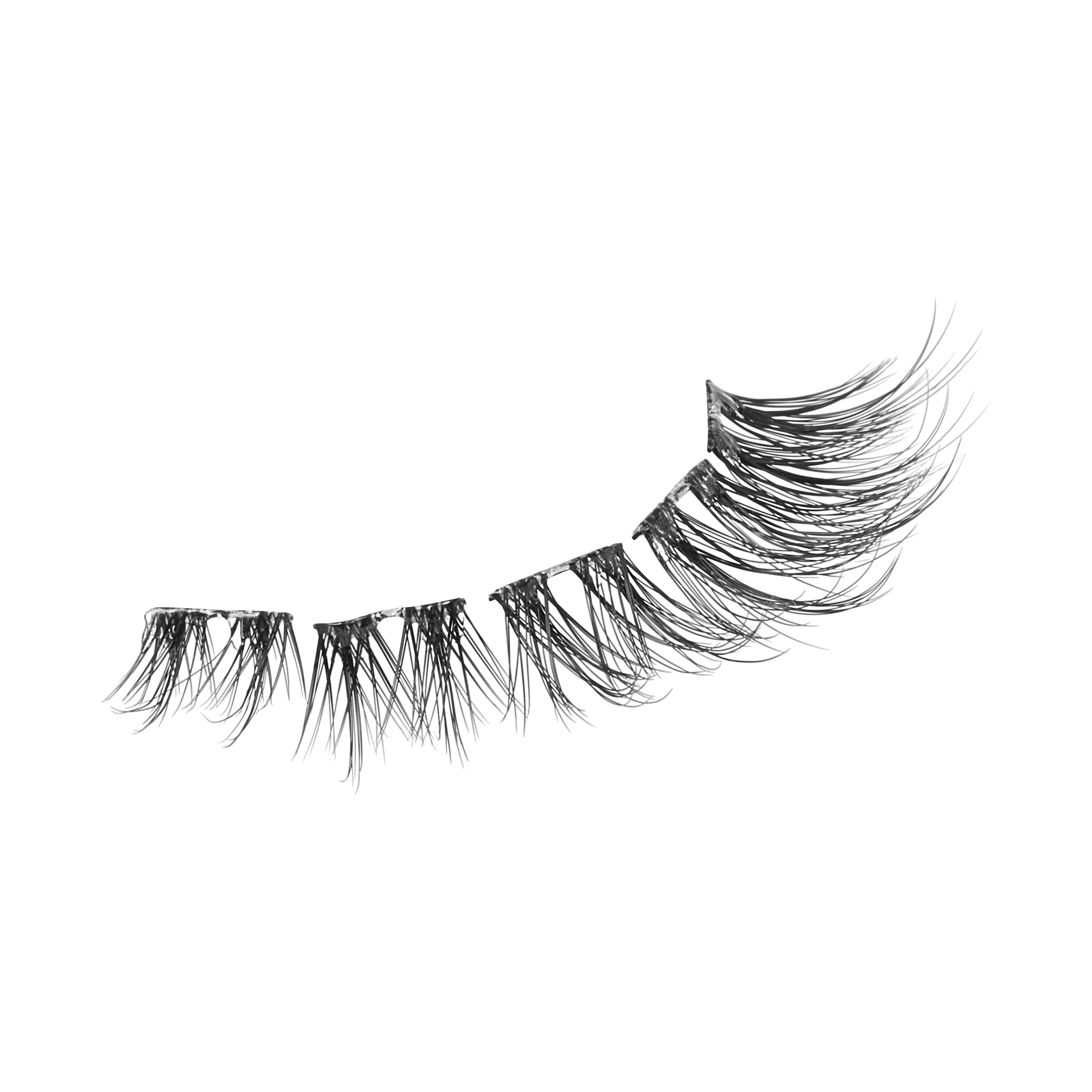 Kiss Impress Long Lasting Pre-Glued Lash Clusters Kit, Demi Wispy, 48 Self Adhesive Eyelashes (Copy)