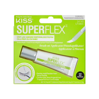 KISS SuperFlex latexové lepidlo na pásikové riasy, s aplikátorom, priehľadné, 5 g (0,18 oz.)