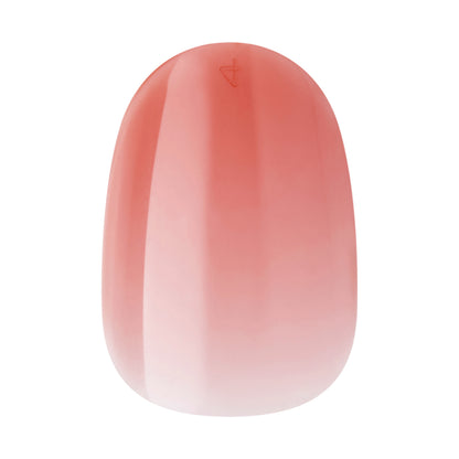 Kiss Bare but Better  TruNude Press On Nails, Solid Orange, Short Oval, 28 Ct. (Copy)