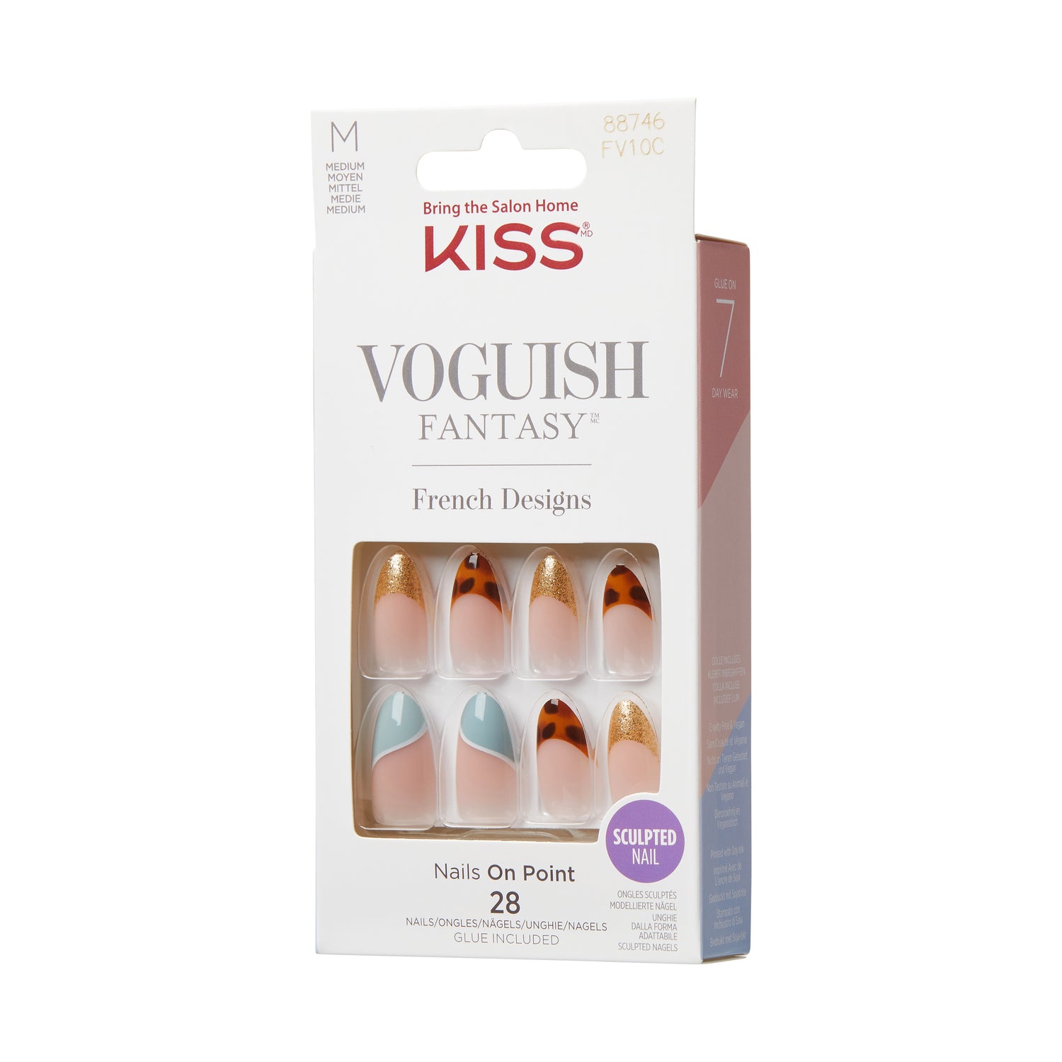 KISS Voguish Fantasy Press-On Nails, &