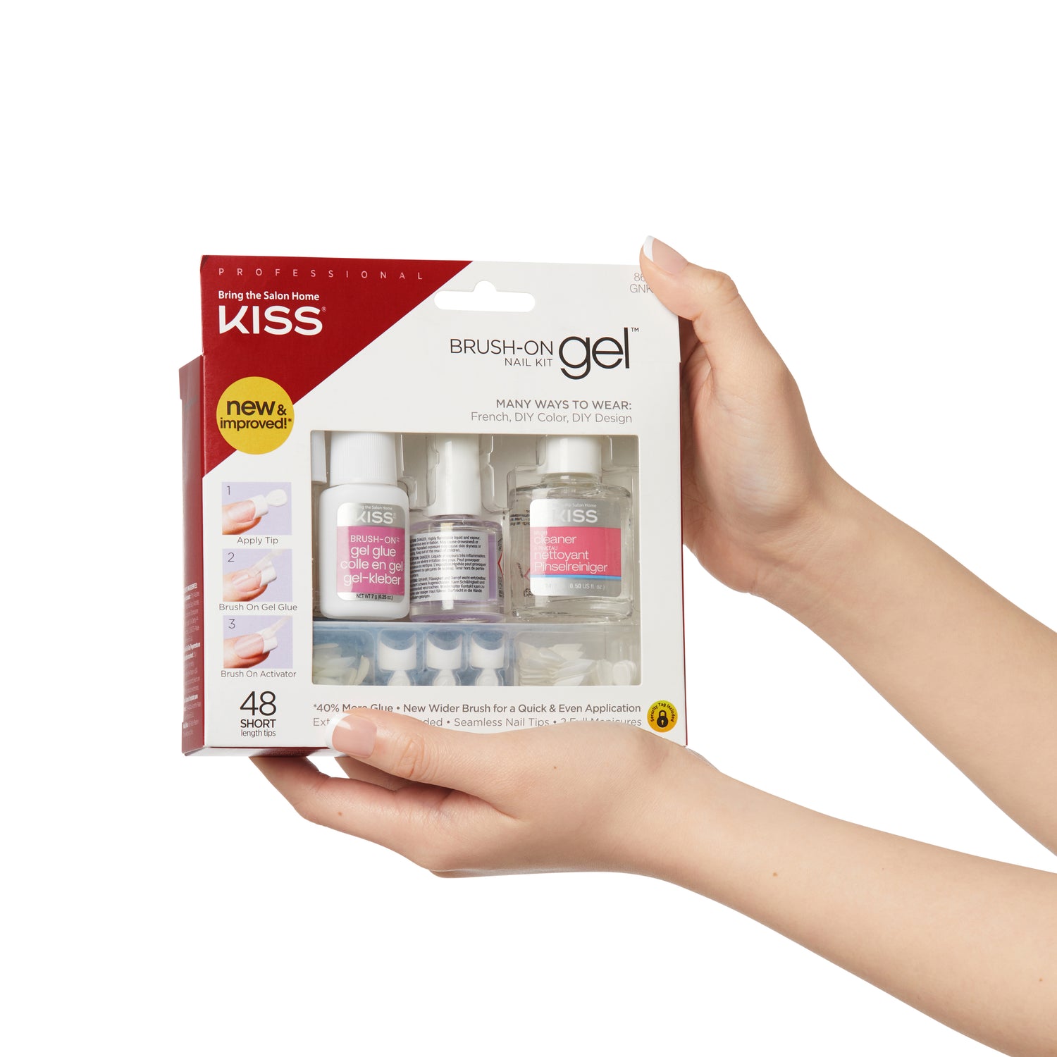 KISS Brush-On Gel Nail Kit