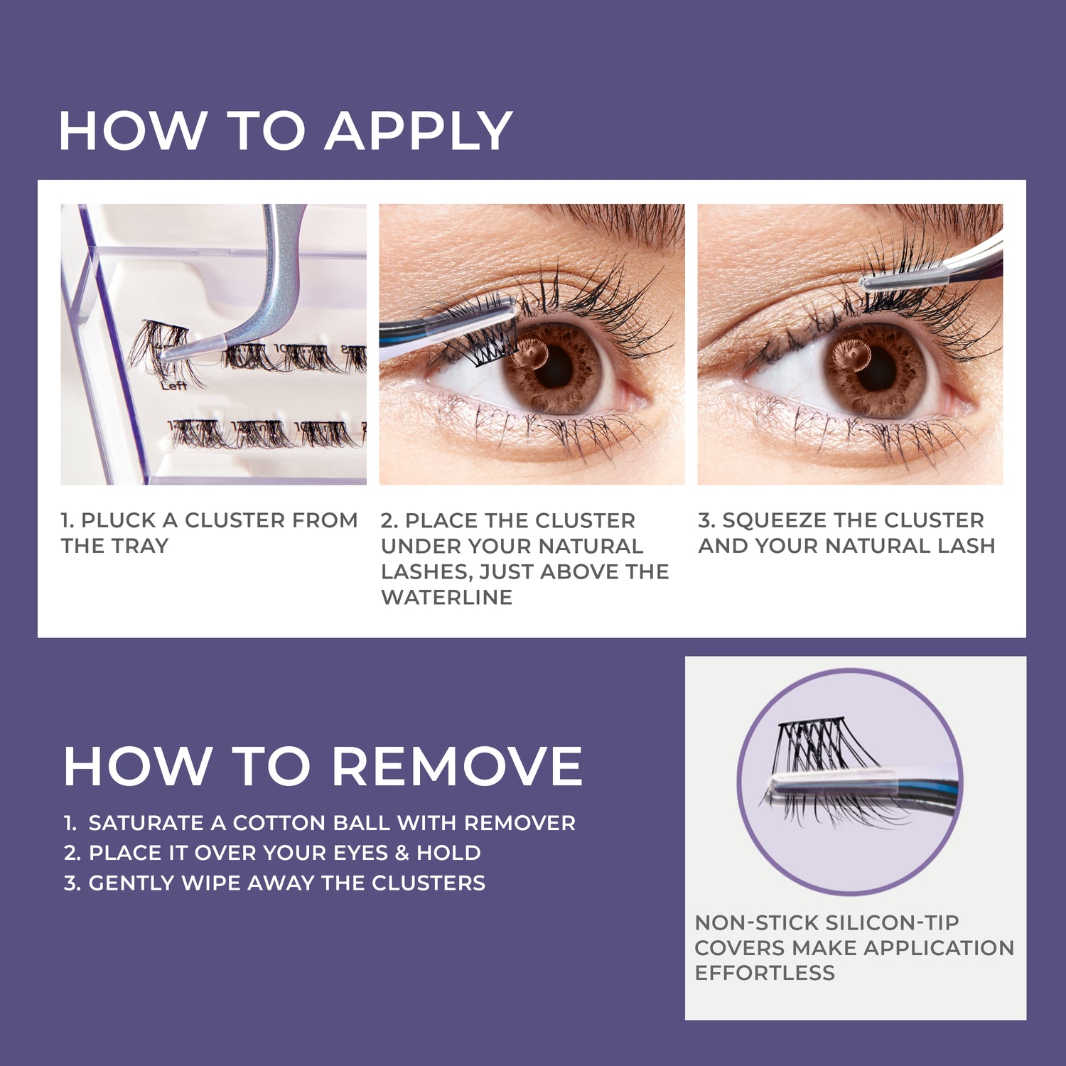 imPRESS Falsies Long Lasting Self Adhesive Eyelashes – Demi Edgy