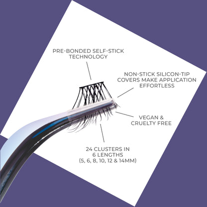 imPRESS Falsies Long Lasting Self Adhesive Eyelashes – Demi Edgy