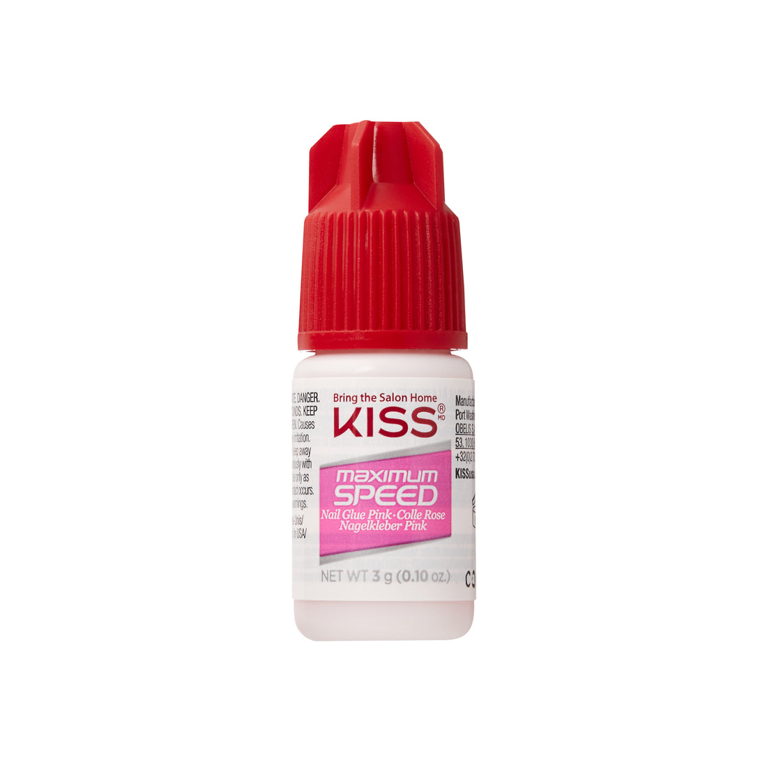 KISS Nagelkleber Schnell Trockn. 3G Pink