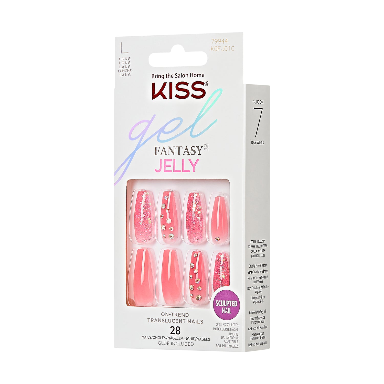 KISS Gel Fantasy Jelly Nails - Be Jelly