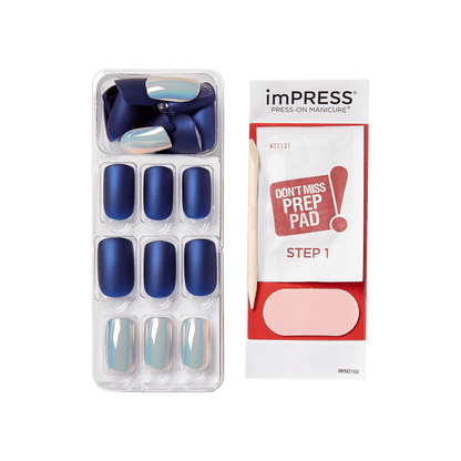 imPRESS Press-On Nails, No Glue Needed, Daydream, Viacfarebná, Medium Zaoblený, 30 ks