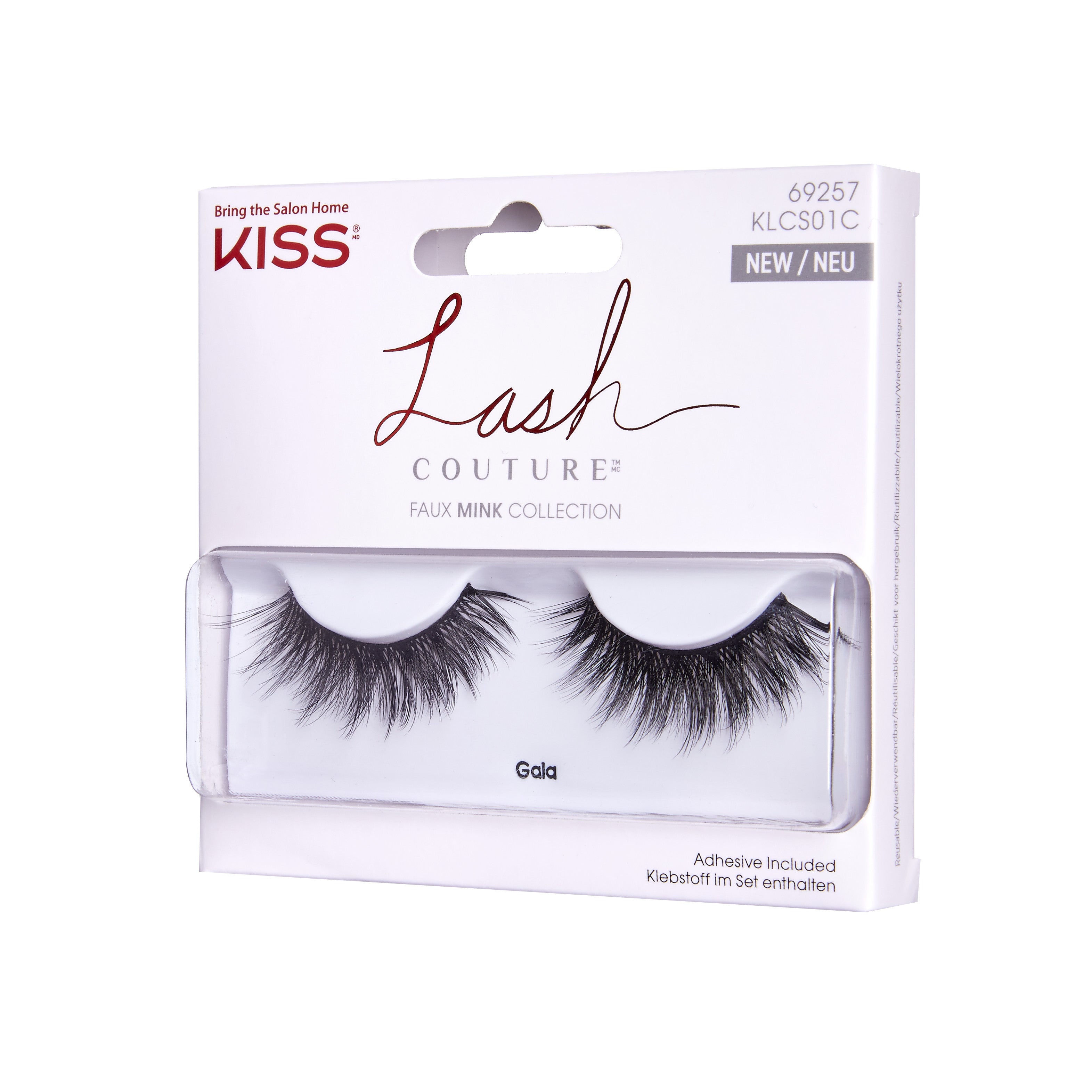 KISS Lash Couture Faux Mink Collection False Eyelashes - Gala - 1 Pair