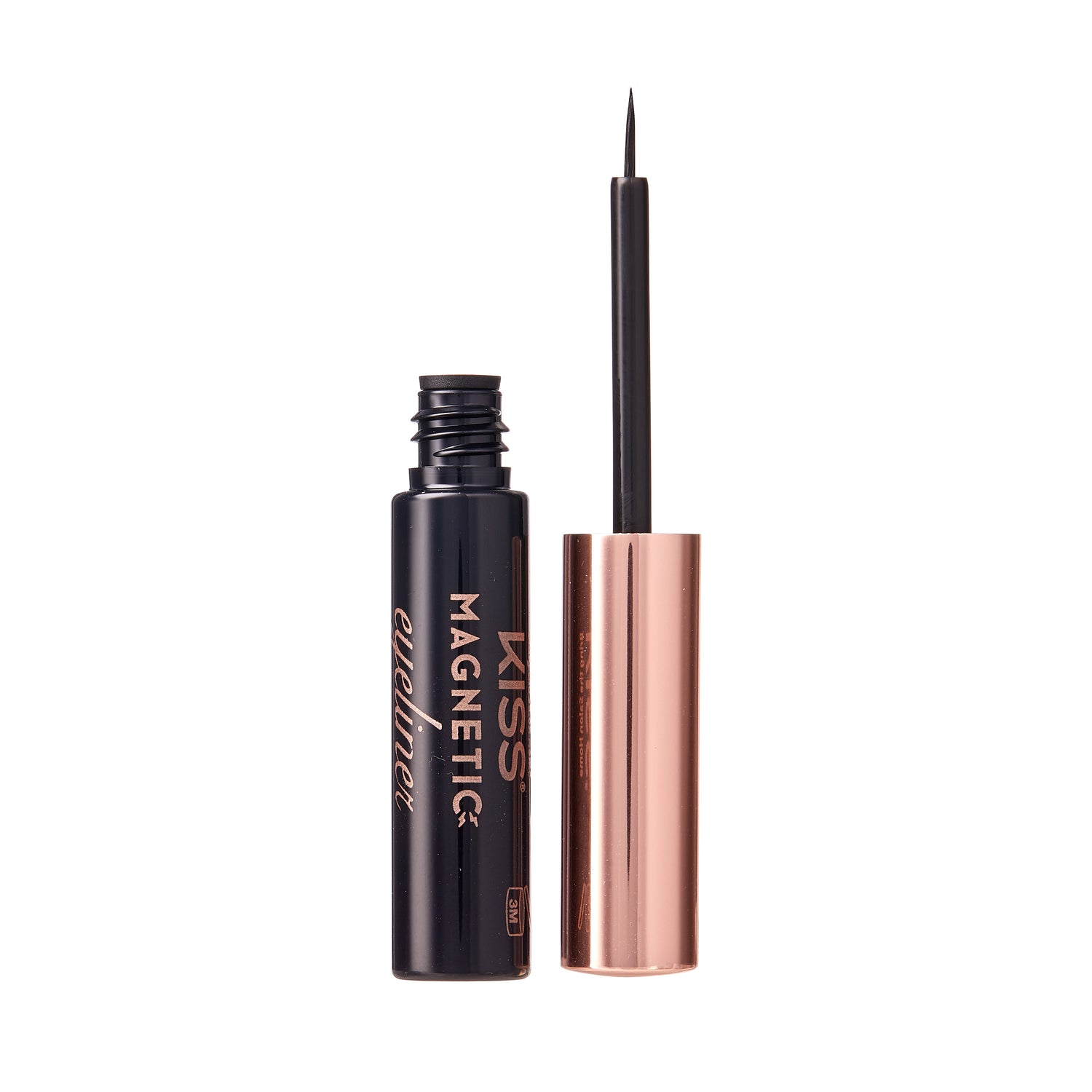 KISS Biotin Infused Magnetic Eyeliner, Čierna, 0.16 oz.