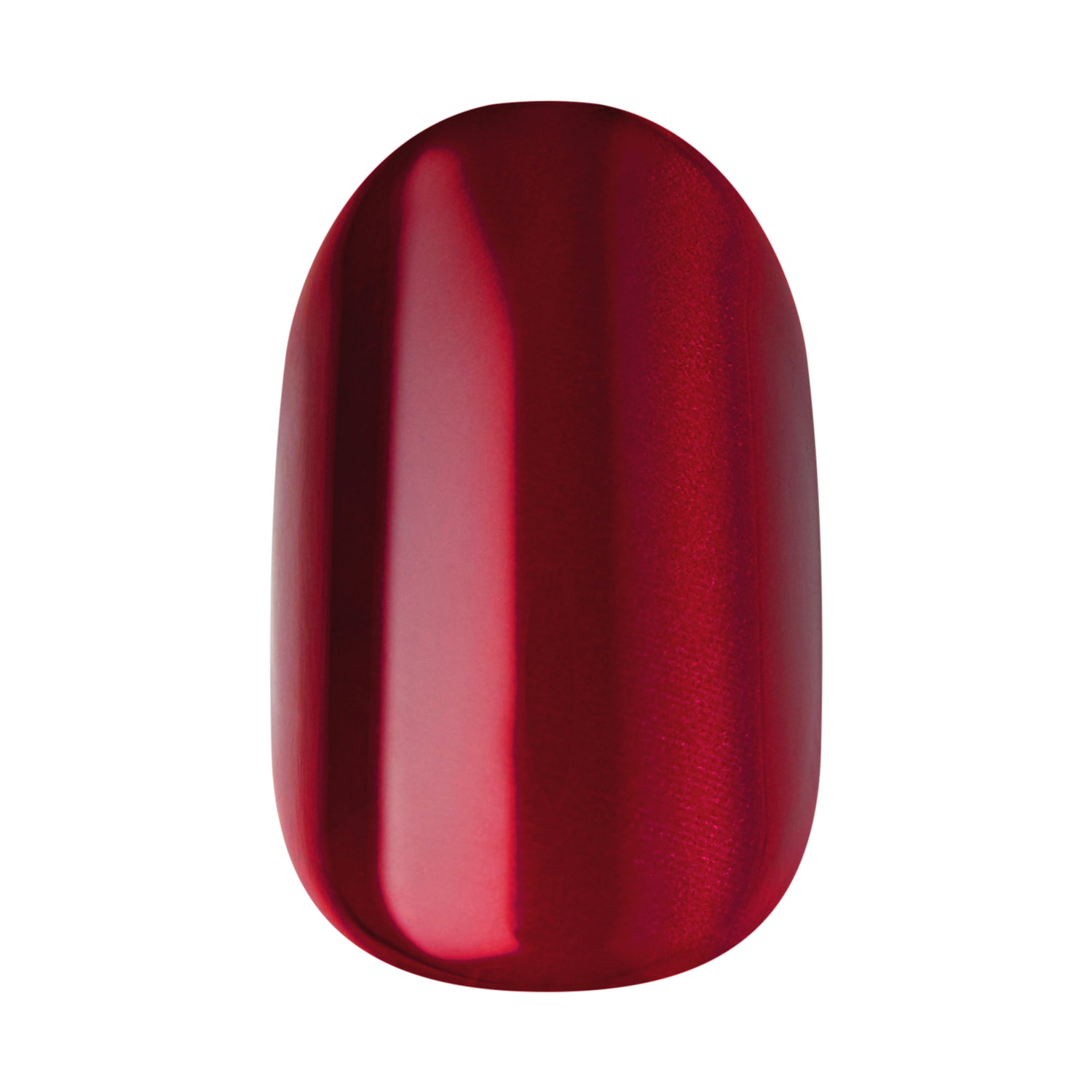 Kiss colorFX by Impress Press On Nails , No Glue Needed, Red, Short, Oval Shape, 30 Ct.