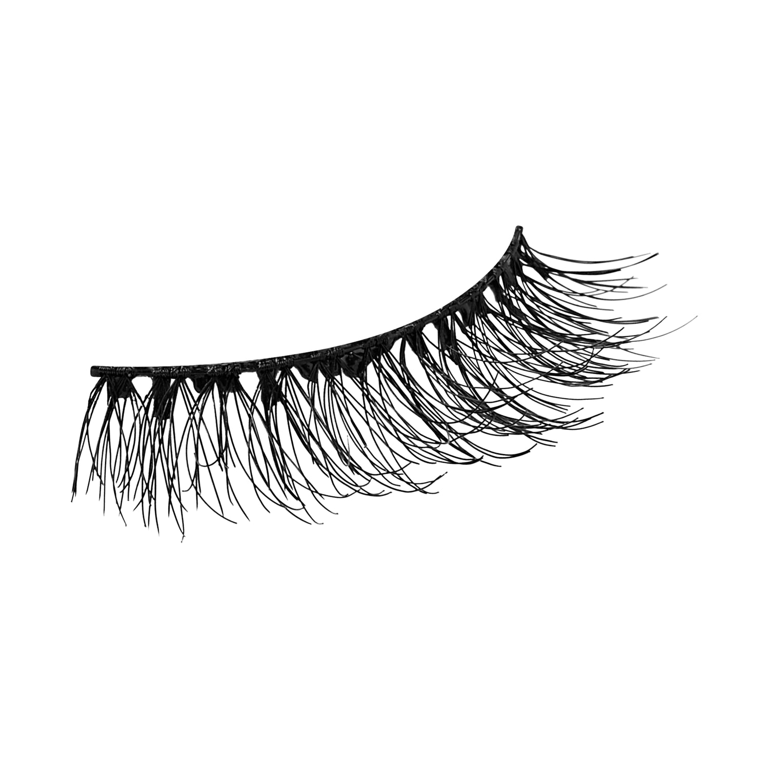 KISS imPRESS Pre-Glued Strip Lashes Kit, Classic Natural, 2 Pair Self Adhesive Eyelashes