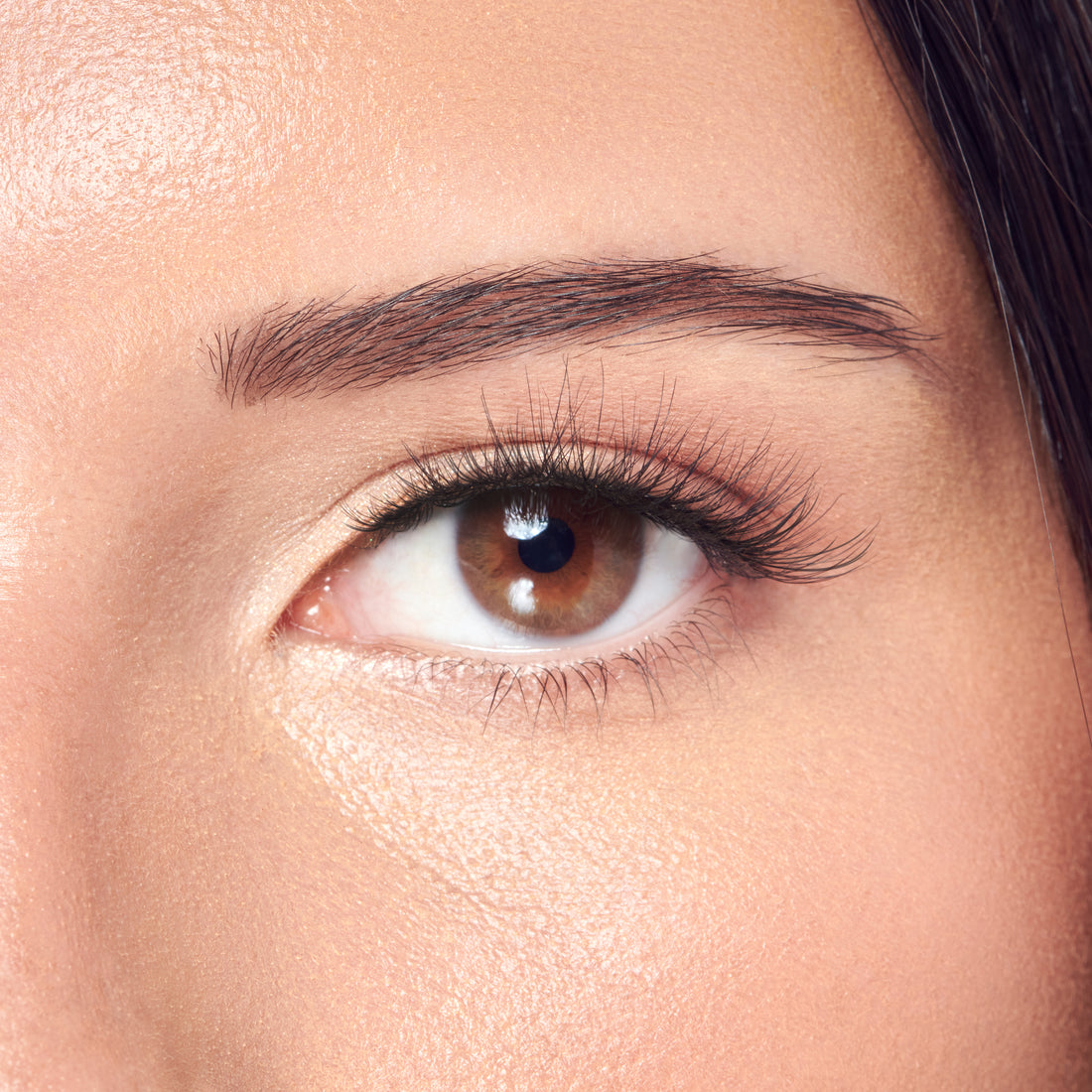 Kiss The New Natural False Eyelashes, Lash Extension Kit, Nude Blazer, 60 Trio Lash Clusters