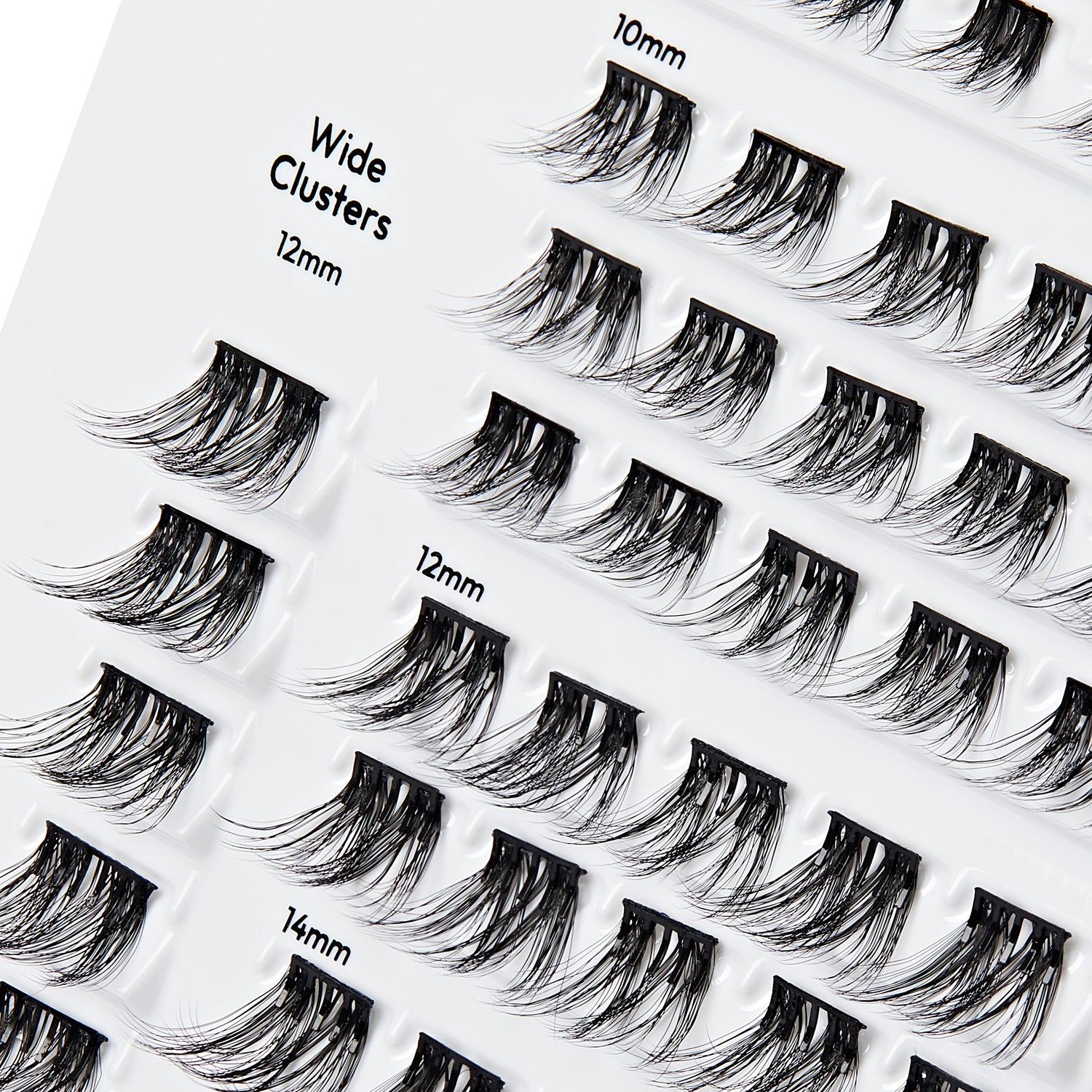 KISS imPRESS Pre-Glued Lash Clusters Multipack, Faux Mink Volume, 50 Self Adhesive Eyelashes