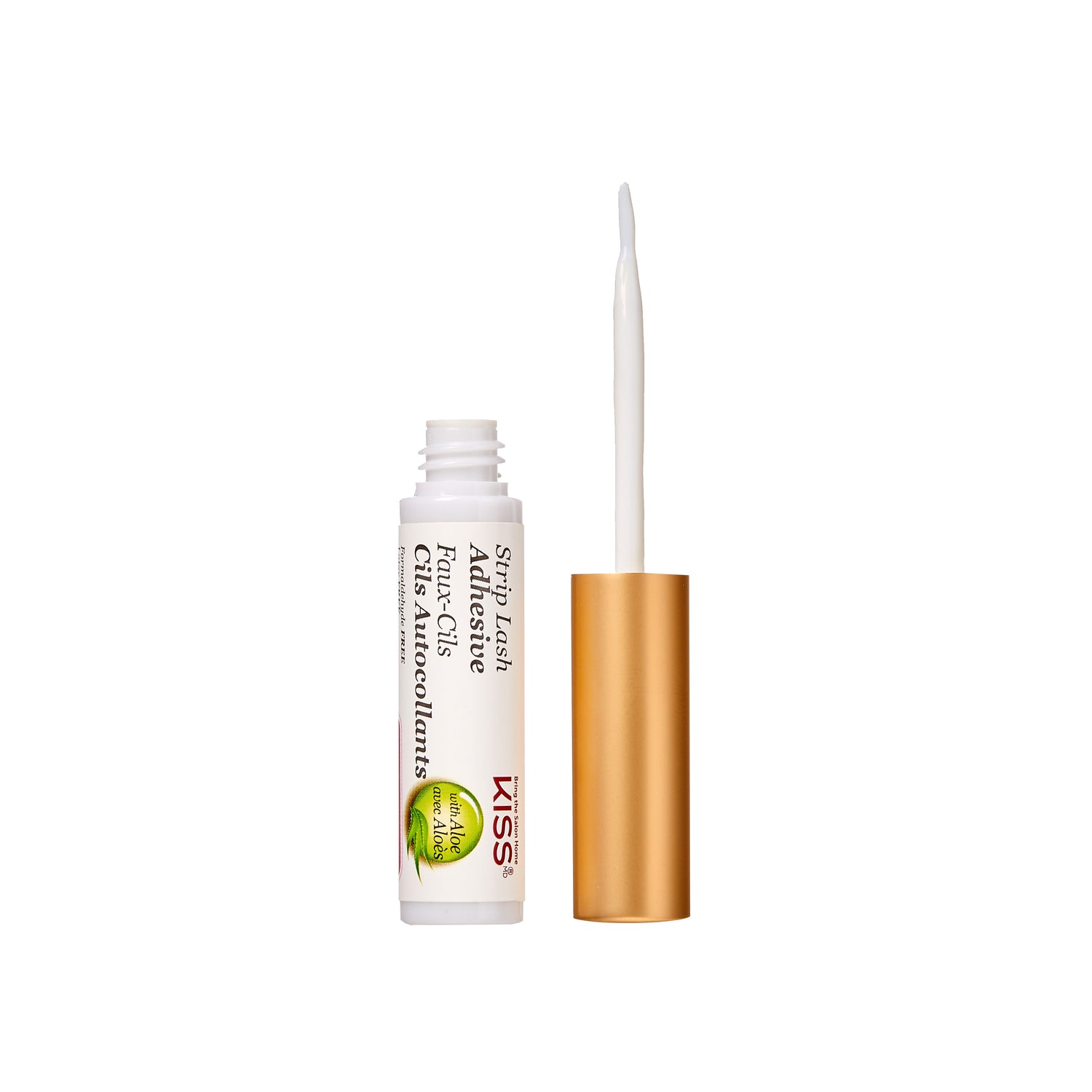 KISS Latex Free Brush-On Strip Eyelash Adhesive, Net Wt. 5g (0.17 oz.) - Bezfarebná