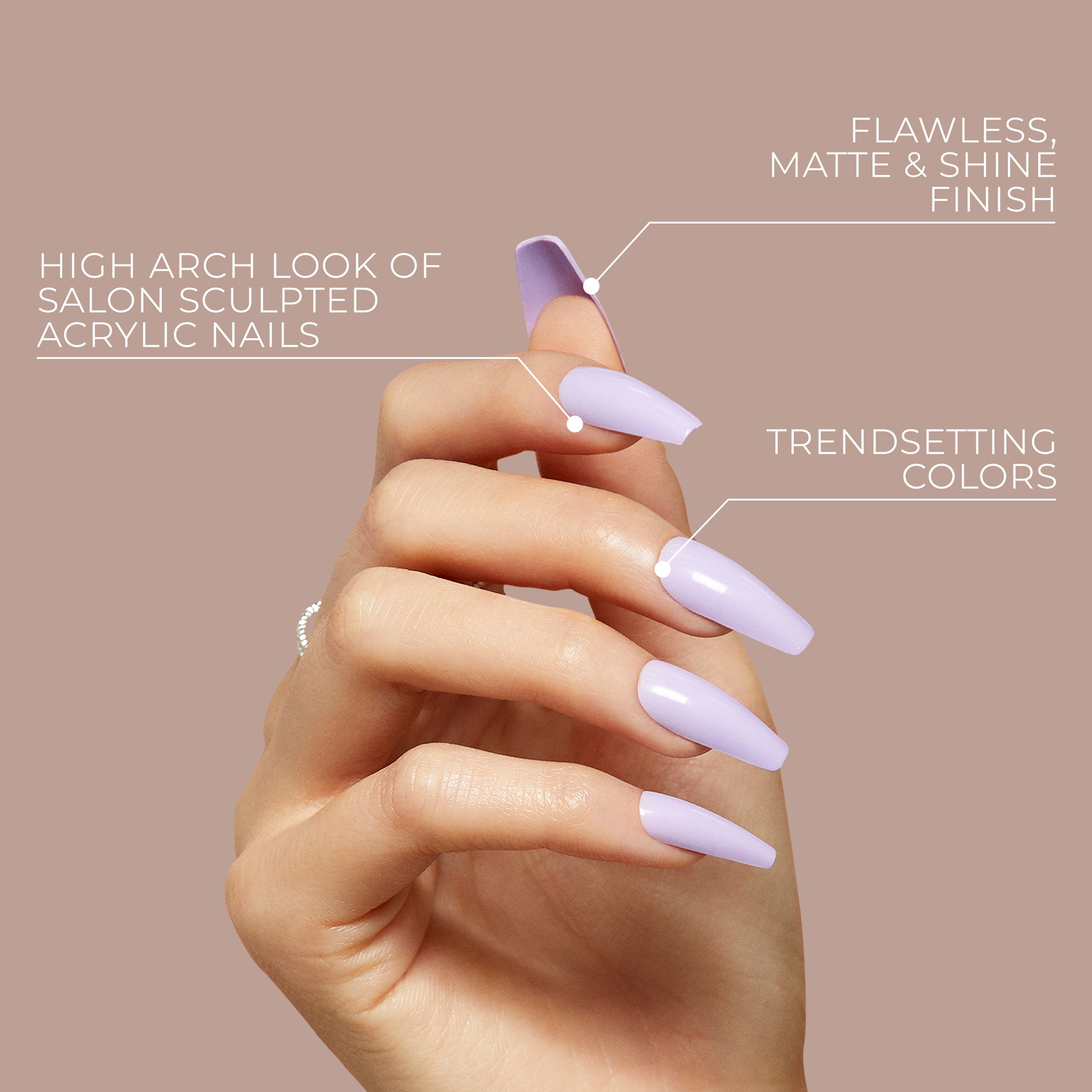 Kiss Gel Fantasy Press On Nails, &